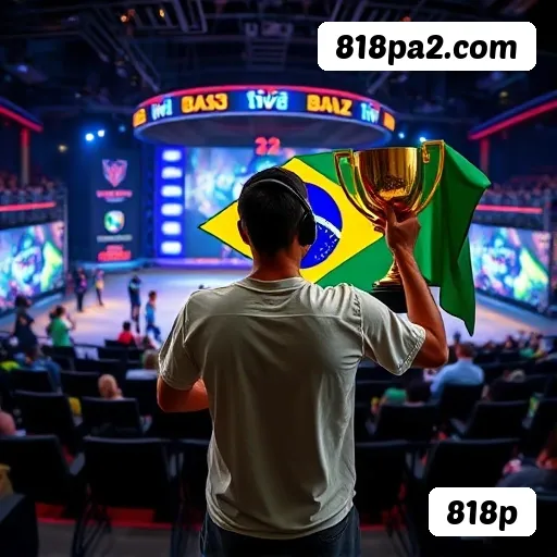 Chuva de bônus 818p nos caça-níqueis